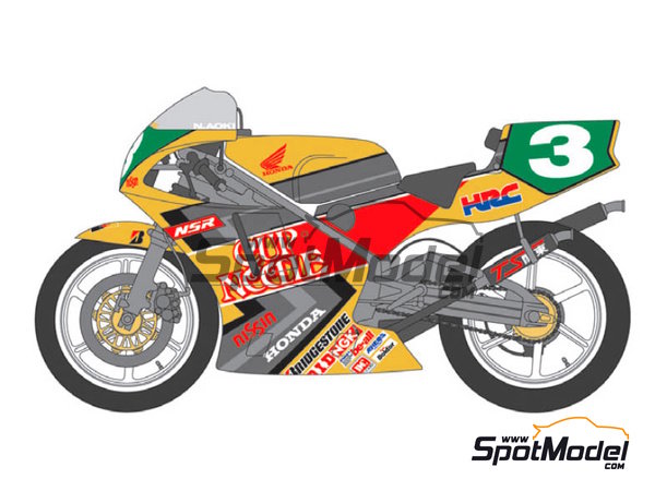 オートバイ・バイク TAMIYA CUP NOODLE HONDA NSR 250 Tamiya 1/12 'Cup Noodle Honda NSR 250' : r/modelmakers